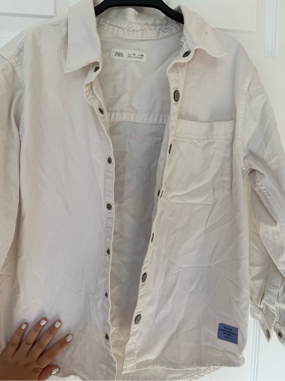 New without tags Zara Kids Denim Jacket (Size 10/140cm) – Graffiti Street Art De